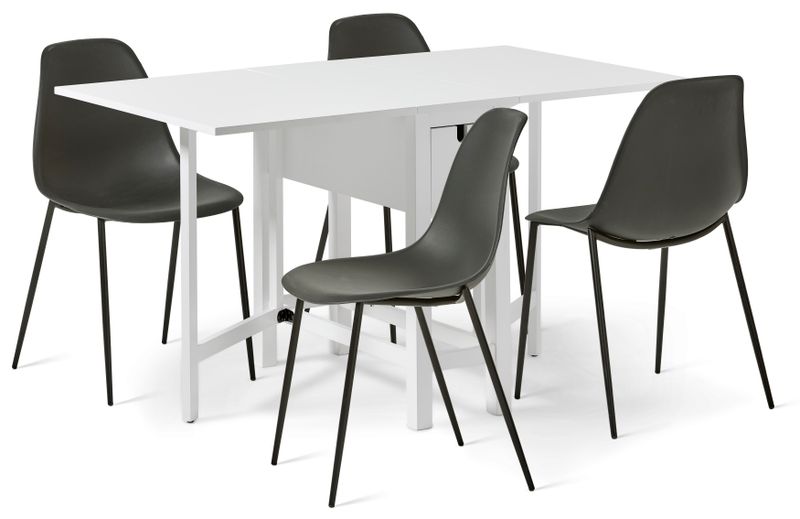 Helga Matgrupp med 4 stolar Tico