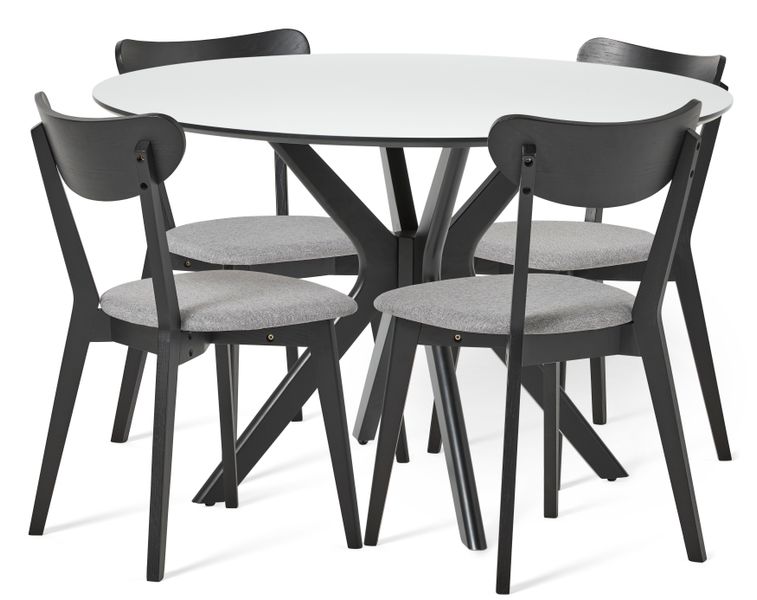 Lucas Matgrupp med 4 stolar Ludvig