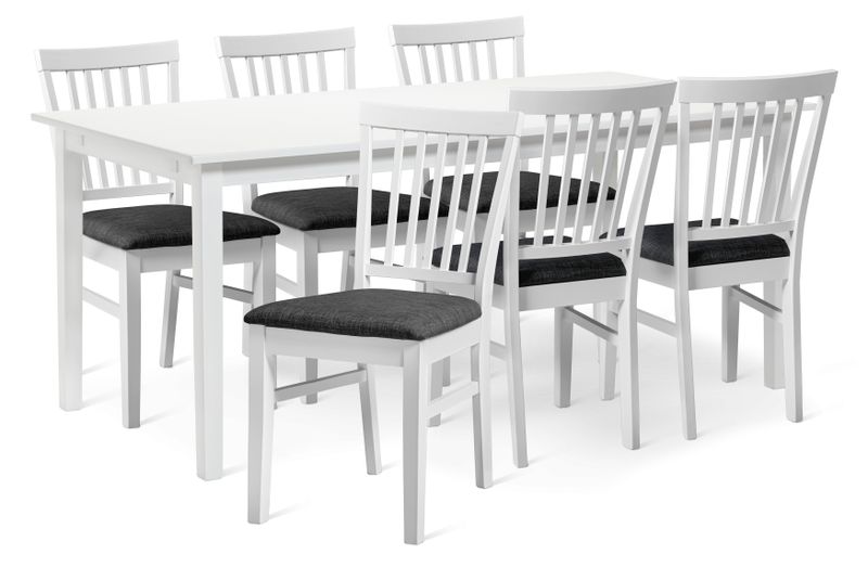 Ingrid Matgrupp med 6 stolar Ingrid