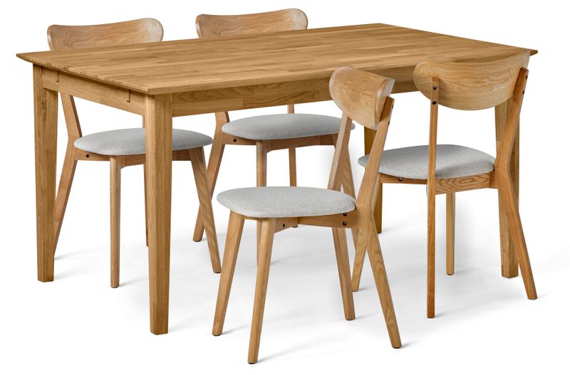 Ekerö Matgrupp med 4 stolar Ludvig