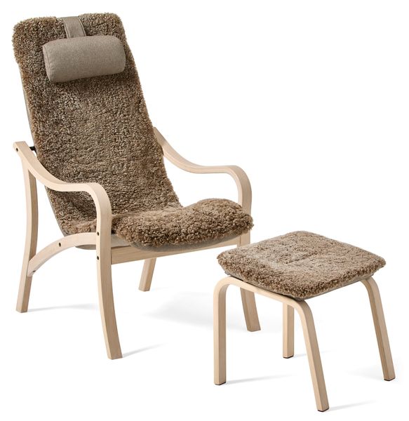 Anne Fåtölj med fotpall