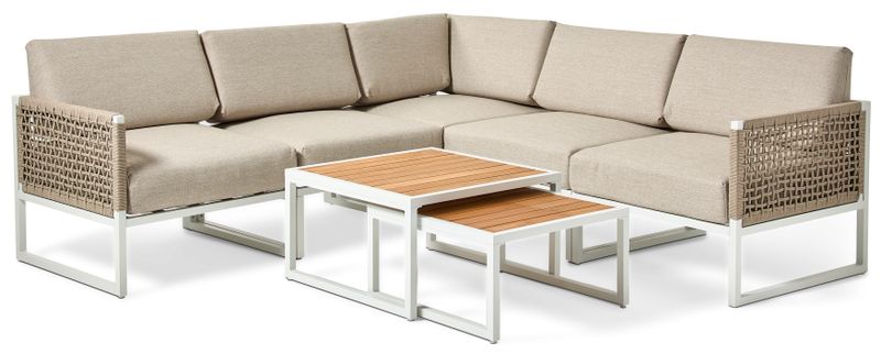 Avalon Utegrupp med soffa och satsbord