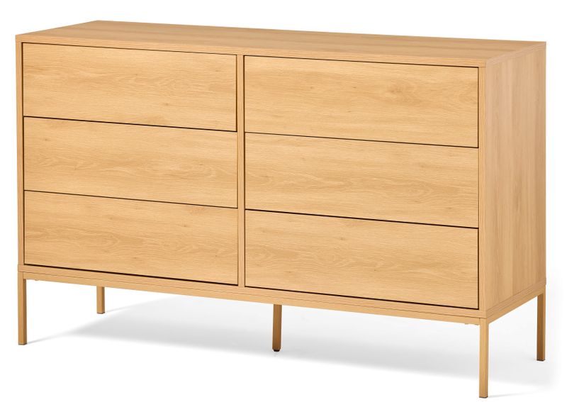 Fransy Byrå med 6 lådor