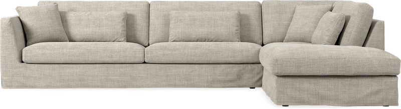 Willow 4-sits soffa med divan höger