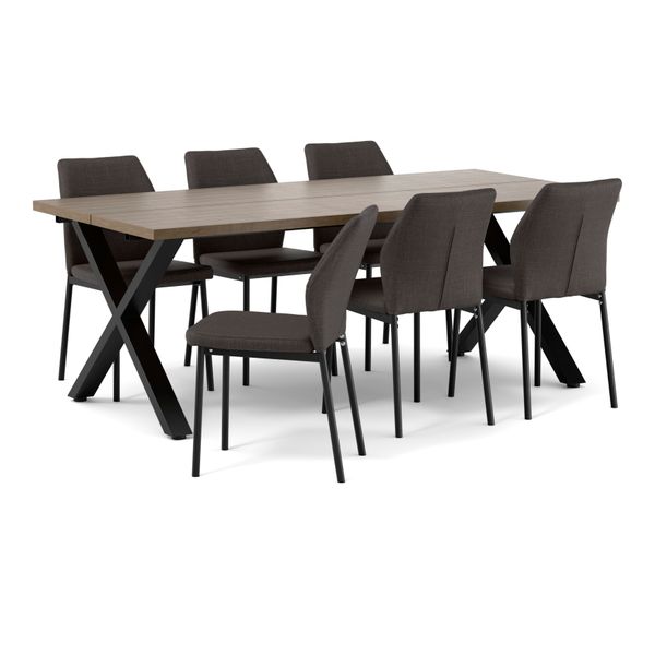 Veneto Matgrupp med 6 stolar Delta