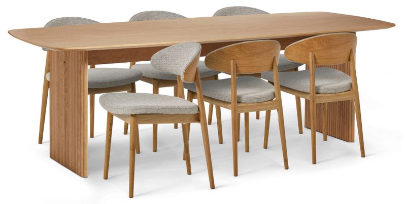 Ines Matgrupp med 6 stolar Canape