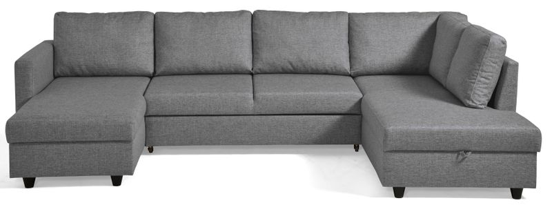 Skaftö Bäddsoffa med schäslong vänster och divan höger