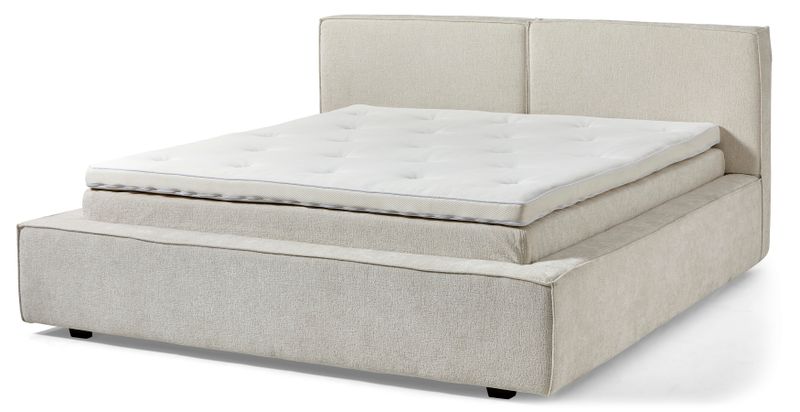 Delux Sign Sängram inkl. gavel med resårkassett Delux Sense och bäddmadrass Sleep