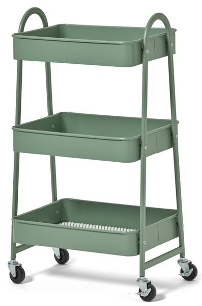 Rollo Rullvagn med 3 hyllplan