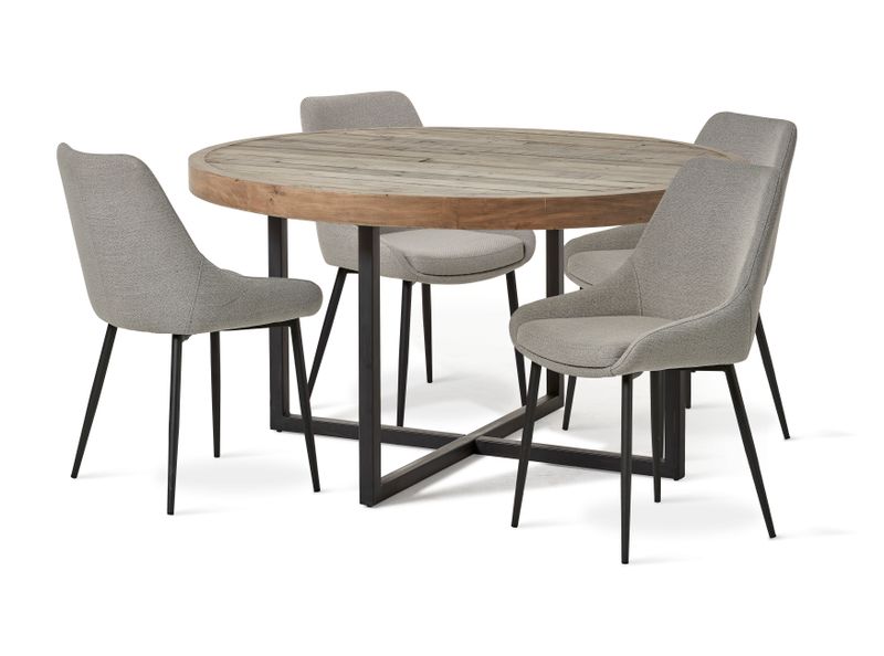 Woodenforge Matgrupp med 4 stolar Leon