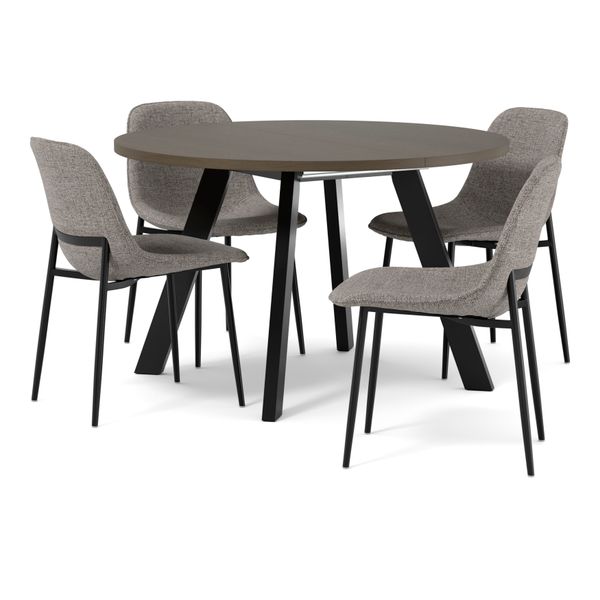 Nomad Matgrupp med 4 stolar Melic