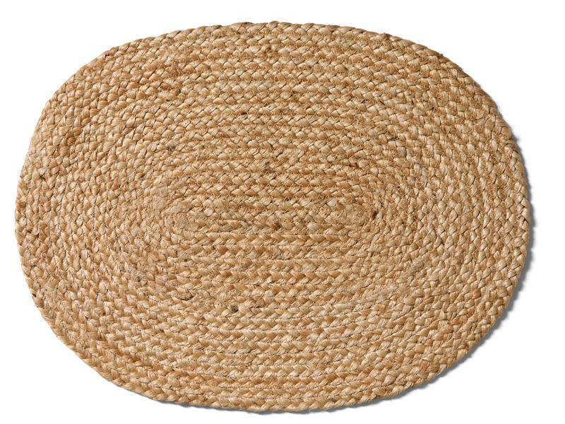 Jute Tablett i flätad jute