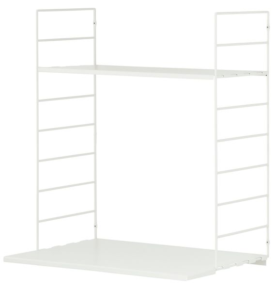 Wera Vägghylla byggbar med skrivbordsdel