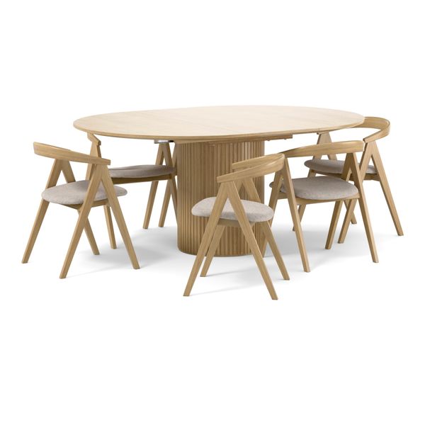 Astrid Matgrupp med 6 stolar Arvid