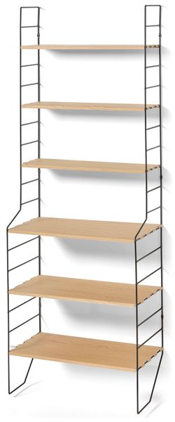 Wera Vägghylla byggbar med 6 hyllplan