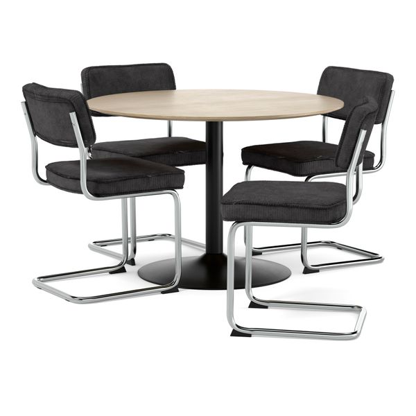 Plaine Matgrupp med 4 stolar Merano