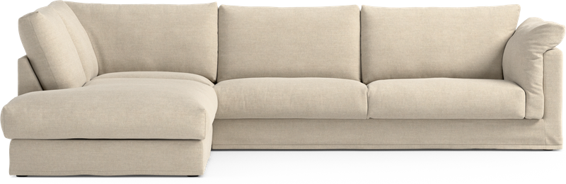 Cherrie Klädsel 3-sits soffa med divan vänster