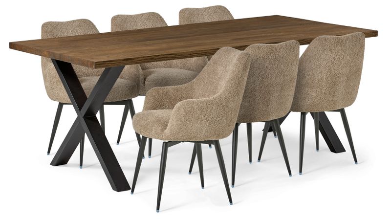 Eastwood Matgrupp med 6 stolar Edin