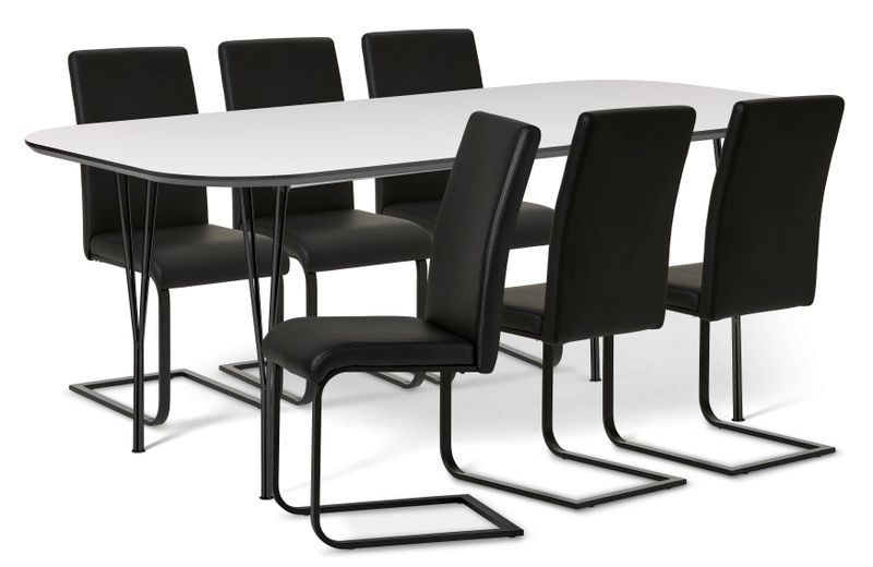 Santino Matgrupp med 6 stolar Jack