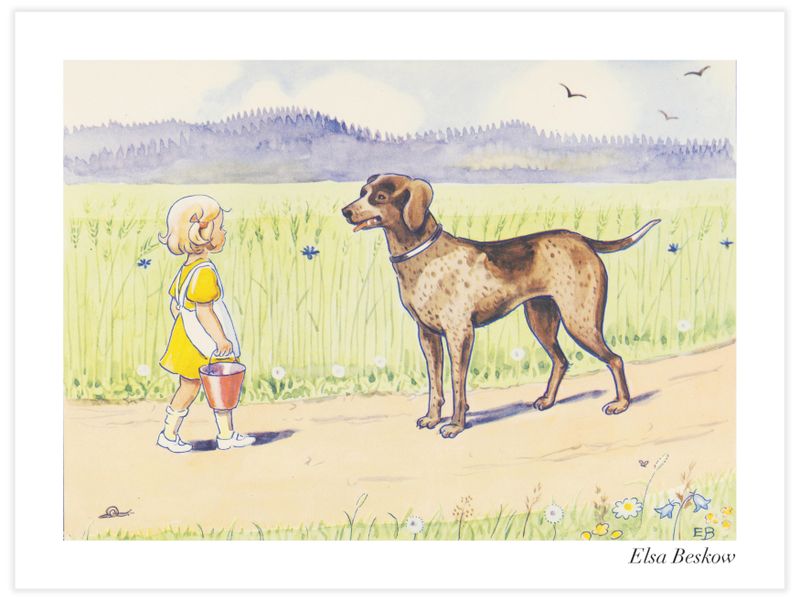 Duktiga Annika - Annika och hunden Poster