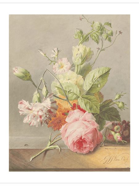 Floral Still Life Poster