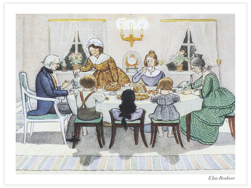 Runt kaffebordet Poster