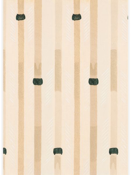 Vintage woodblock 8 Poster